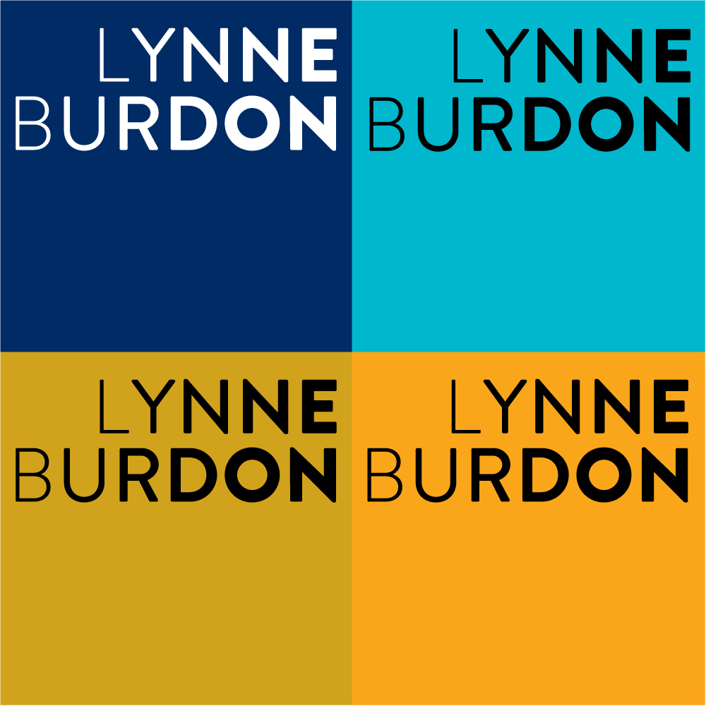 Lynne Burdon logo and brand colours