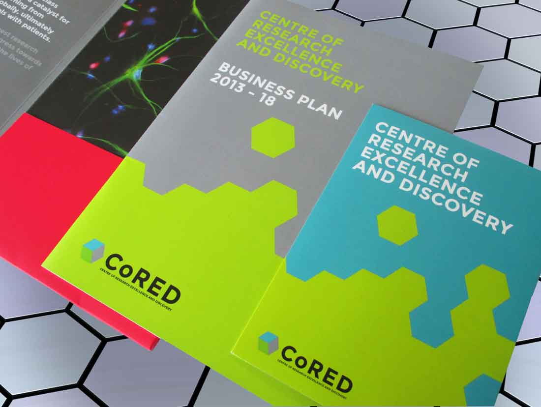 Cored medical research centre sponsorship pack designed by ideology.uk.com