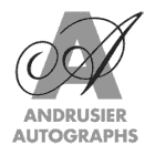 Andrusier Autographs logo designed by ideolgoy