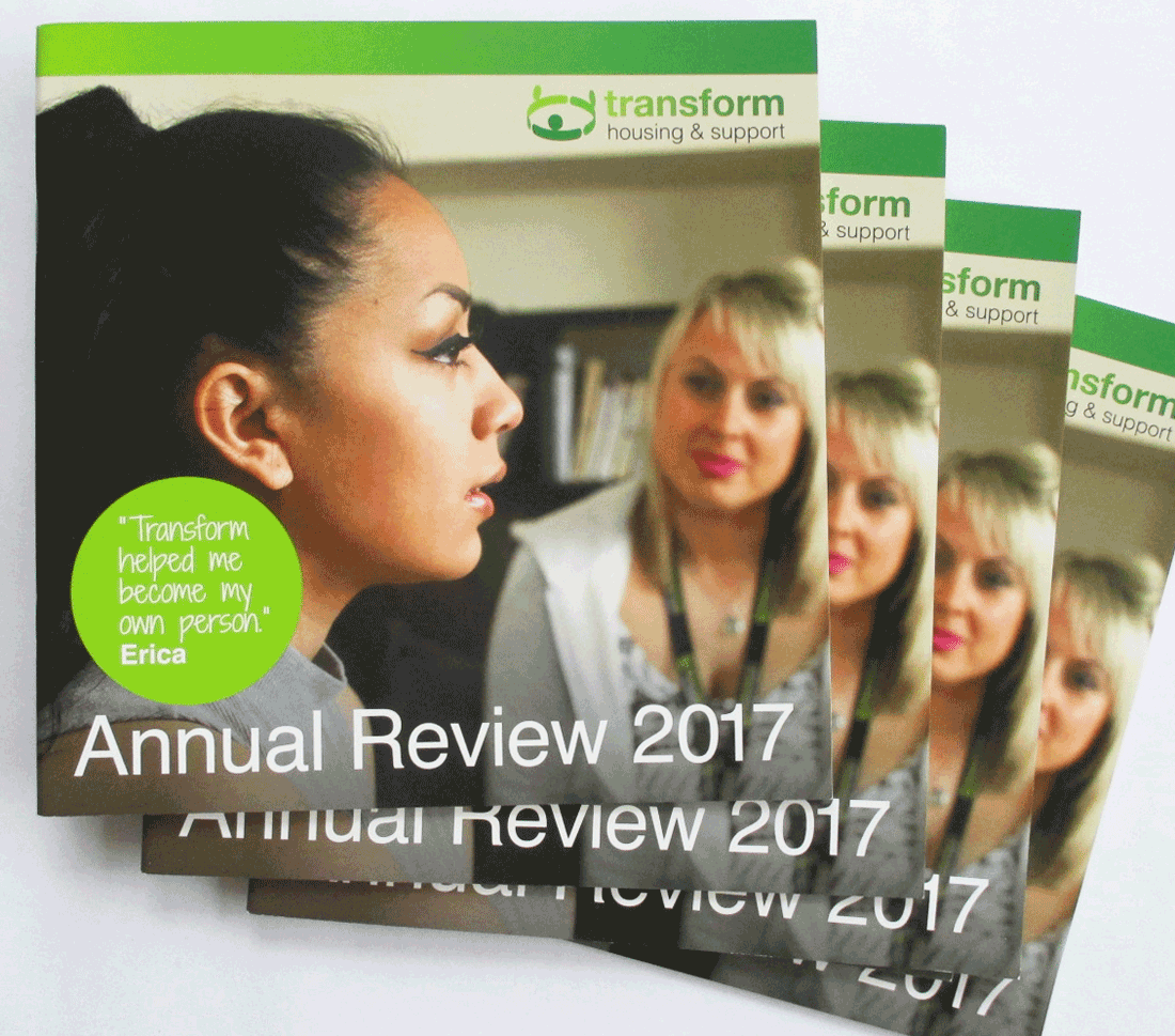 Transform annual review front cover