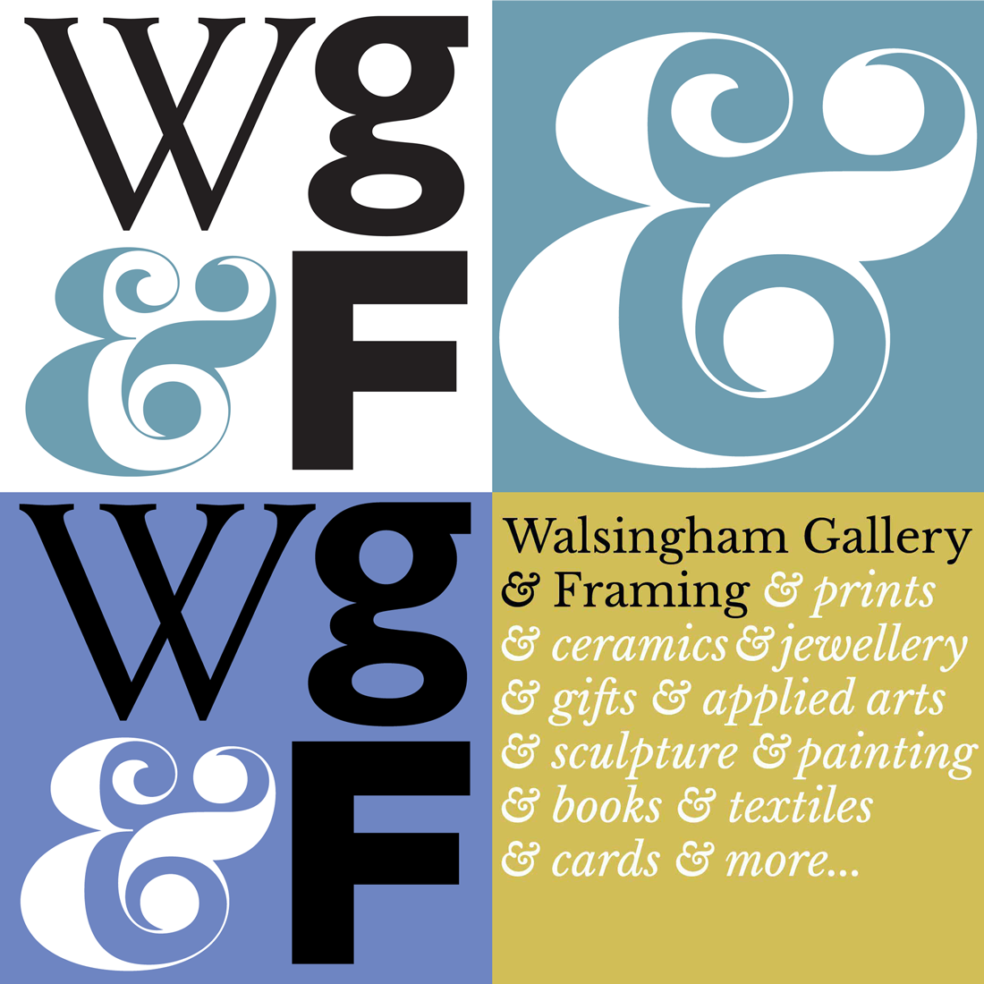 Walsingham Gallery and Framing branding and logo and favicon