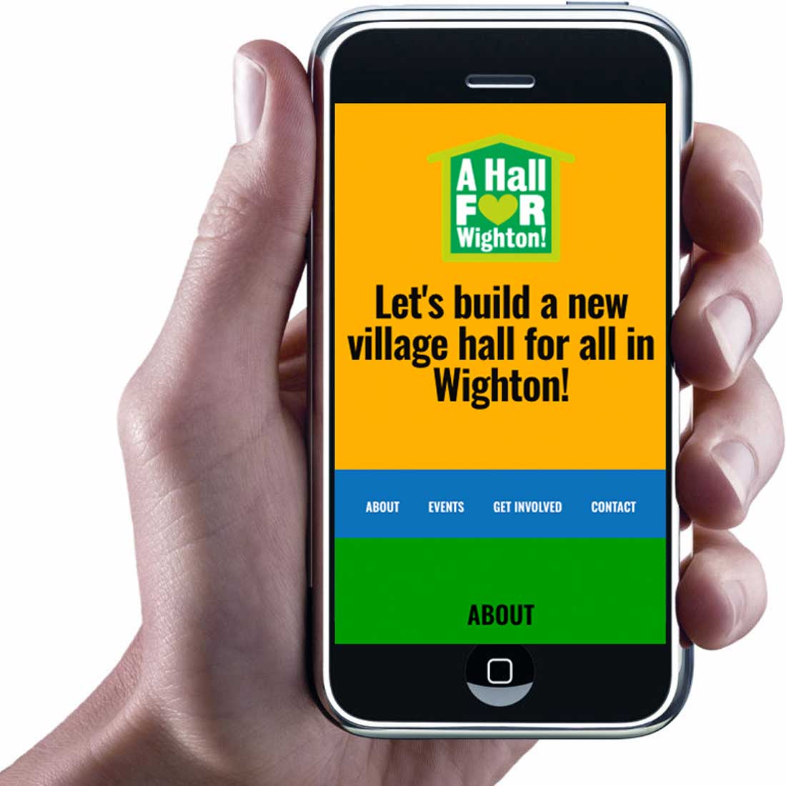 Wighton Village Hall fundraising campaign website