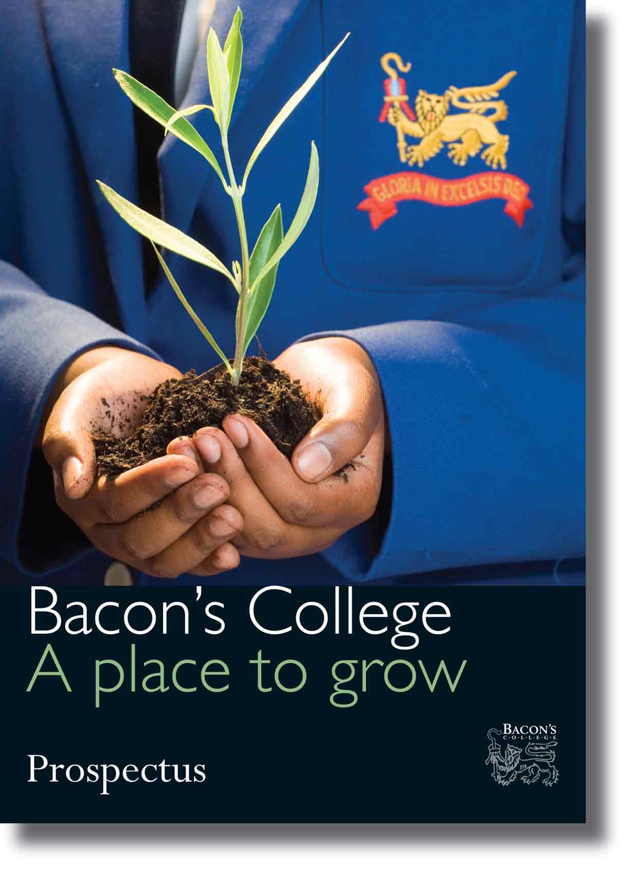 Bacon's College prospectus cover designed by ideology.uk.com