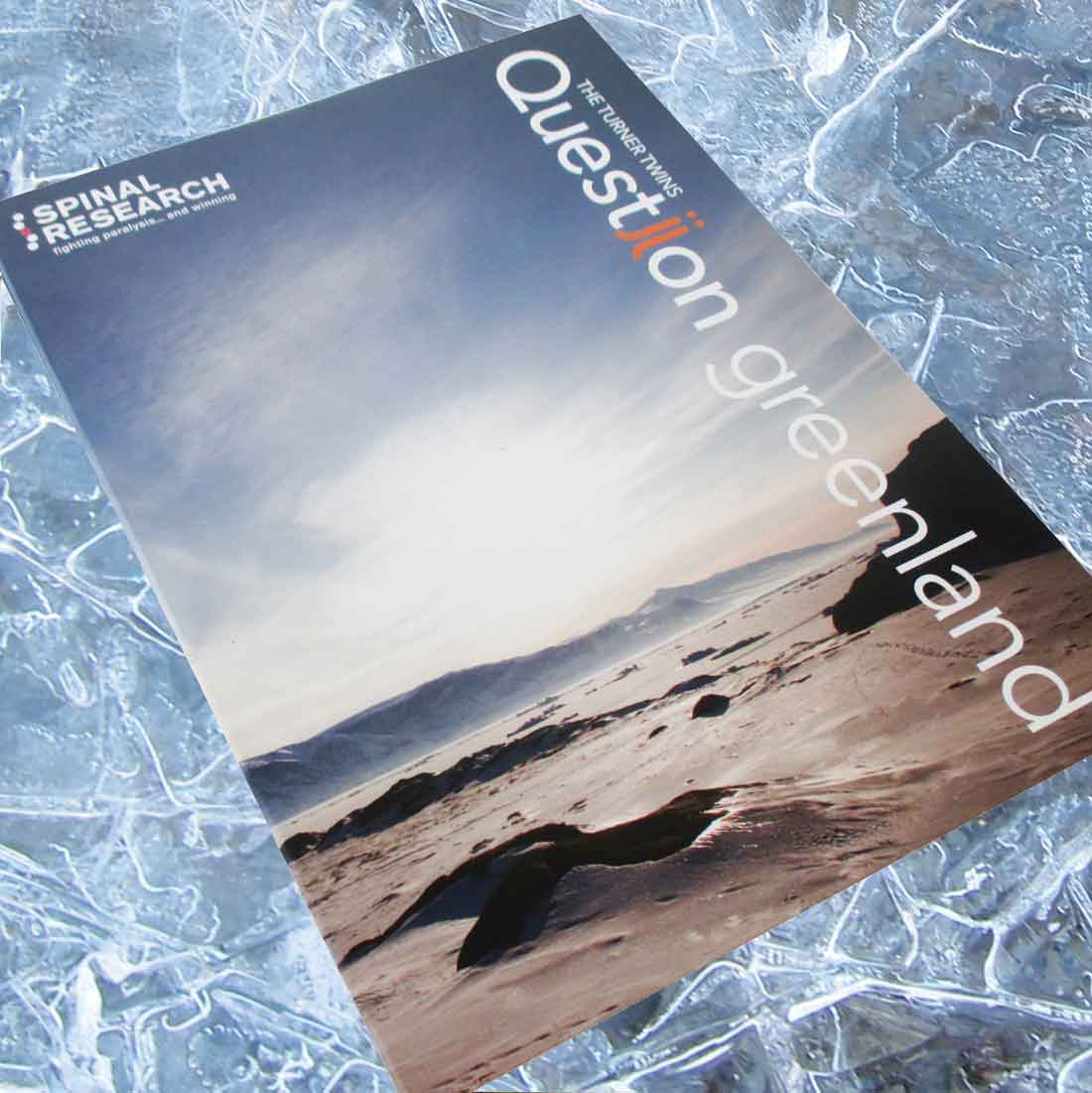 Fundraising Pack for Greenland Trek charity event for Spinal Research designed by ideology design and marketing