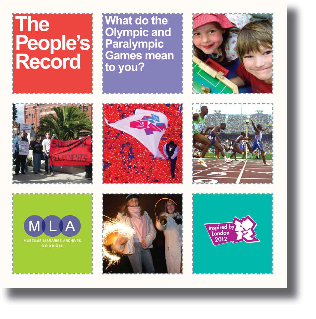 People's Record booklet for Museums Libraries and Archives Council cultural olympiad designed by ideology.uk.com